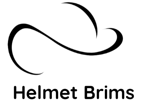 Helmet Brims Logo, for horse and bicycle riders to keep sun safe.
