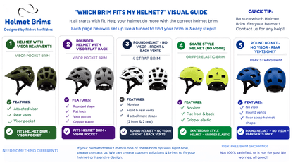 Bicycle Helmet Brim
