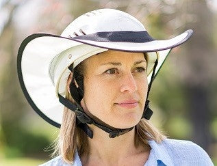 sunsafe-helmet-brim-visor-shade-white- with-black-trim