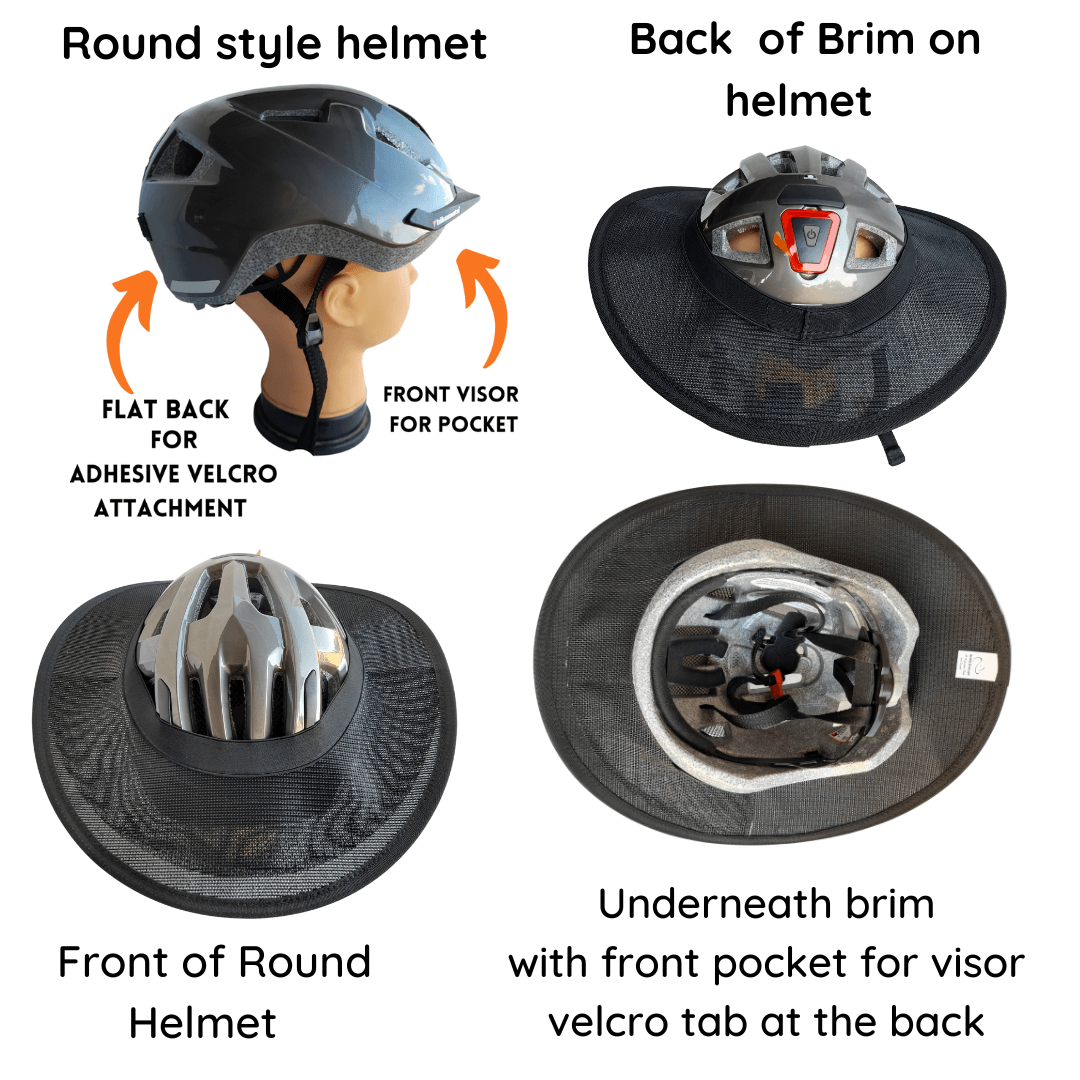 Bicycle helmet clearance sun visor