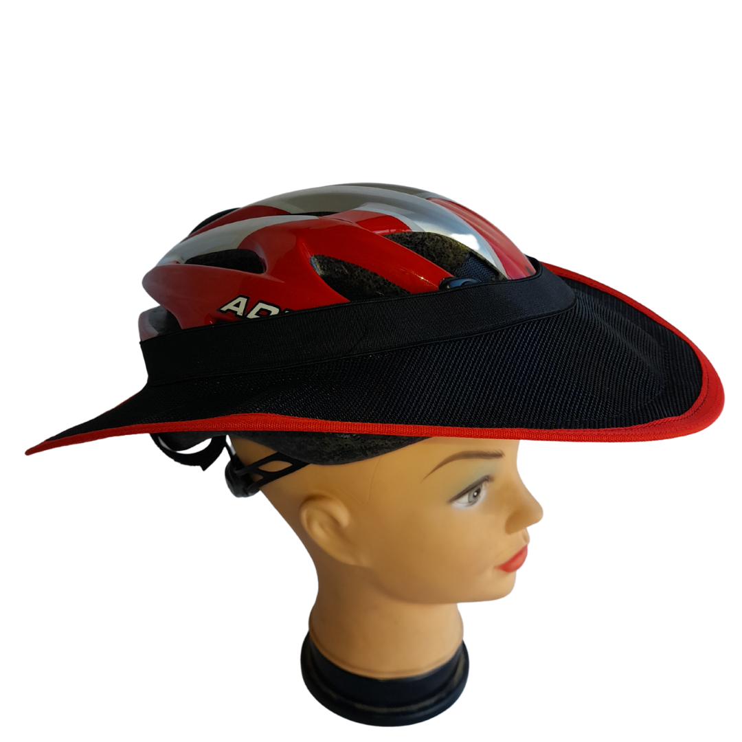 Bicycle-Helmet-Brim-Shade-Sun-Visor-V-Shape