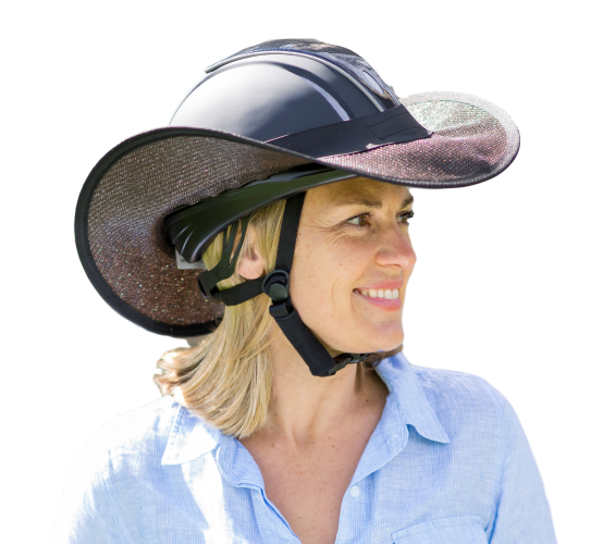 Horse Riding Equestrian Helmet Brim Sun Visor Shade Helmet Brims