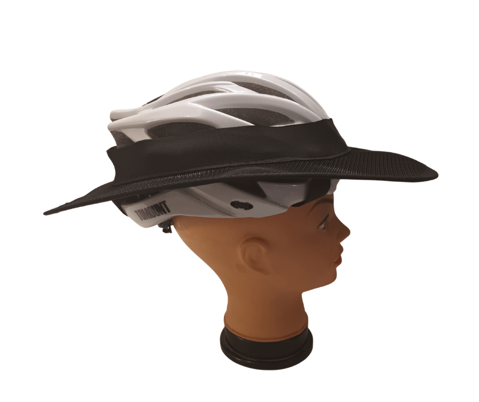 Bicycle helmet sun best sale hat