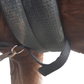 horse-adjustable-girth loop -fully adjusted-ring facing down 1