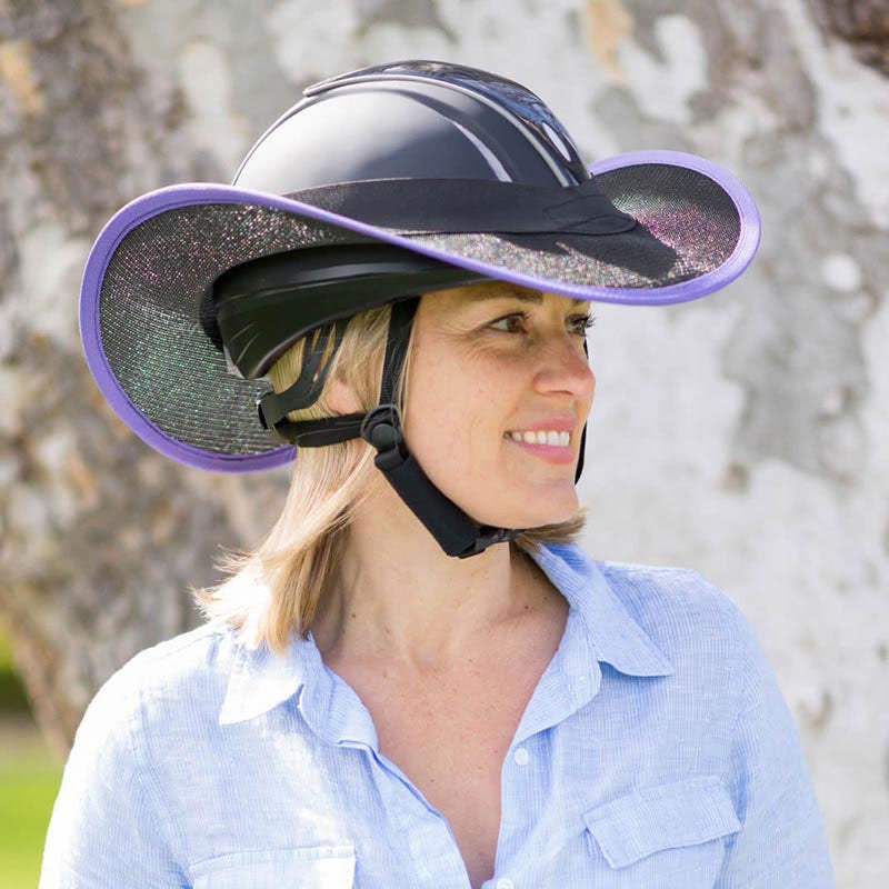 Horse Riding Equestrian Helmet Brim Sun Visor Shade Helmet Brims